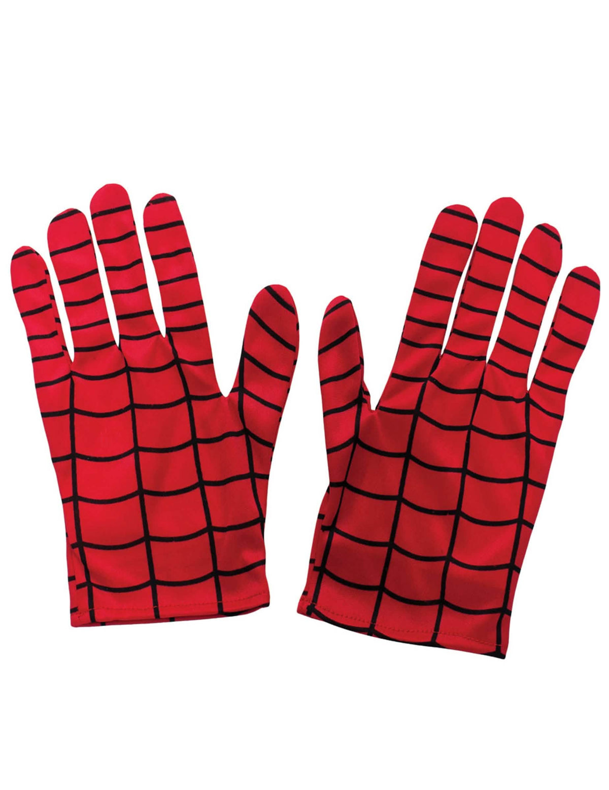 mănuși Spiderman pentru copil roșii cu motiv de pânză de păianjen negru