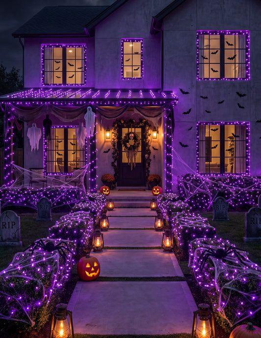 Ghirlandă 100 LED violet 10M