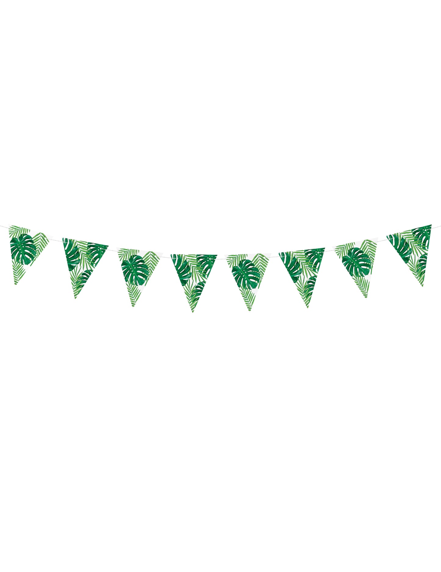Carton Pennant Garland Frunze tropicale 15 cm x 1,3 m