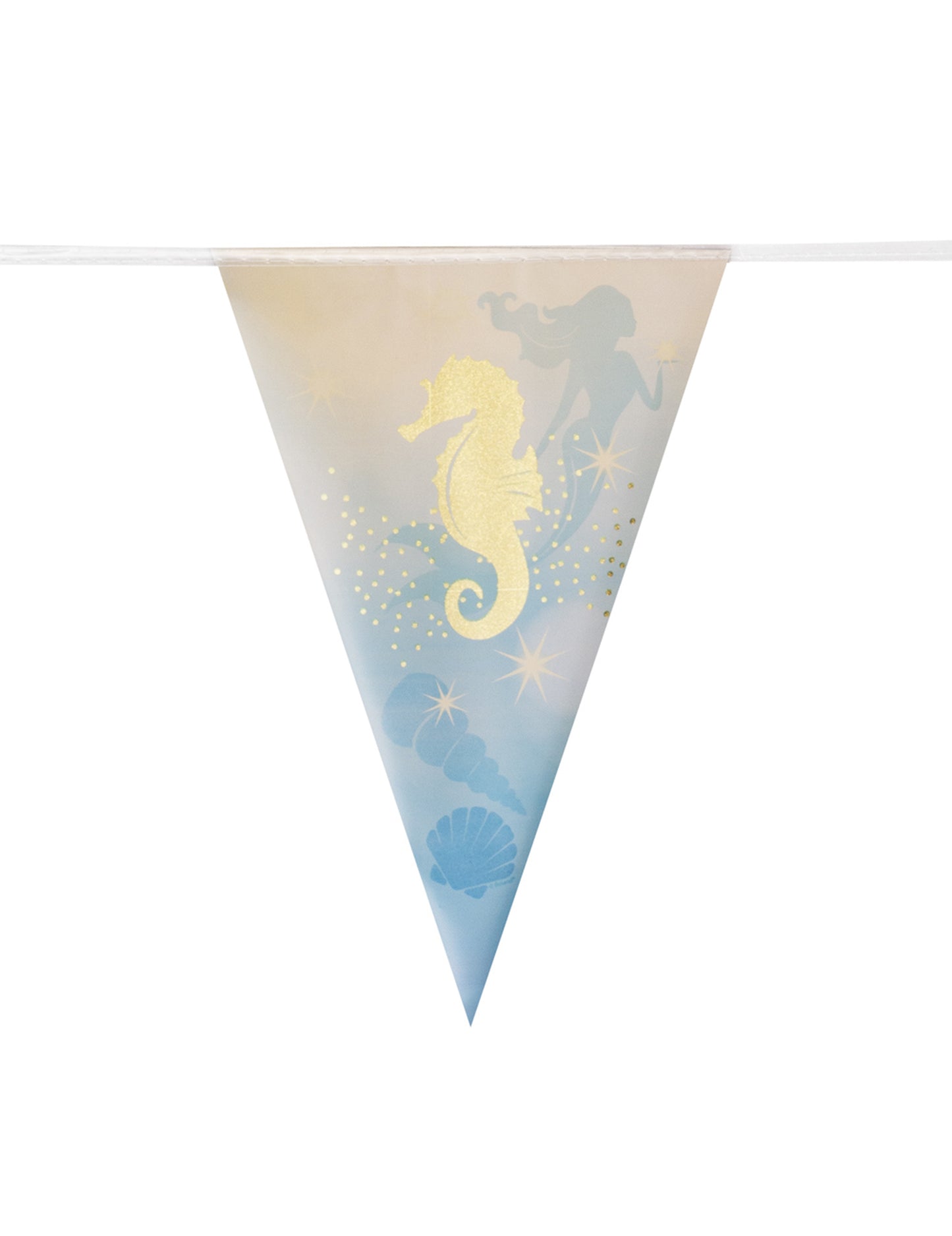 Plastic Garland 10 Pennie Lagoon Fenches 30 x 20 cm