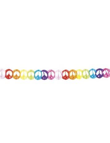 Ghirlandă hippie pentru petrecere multicolor din hârtie