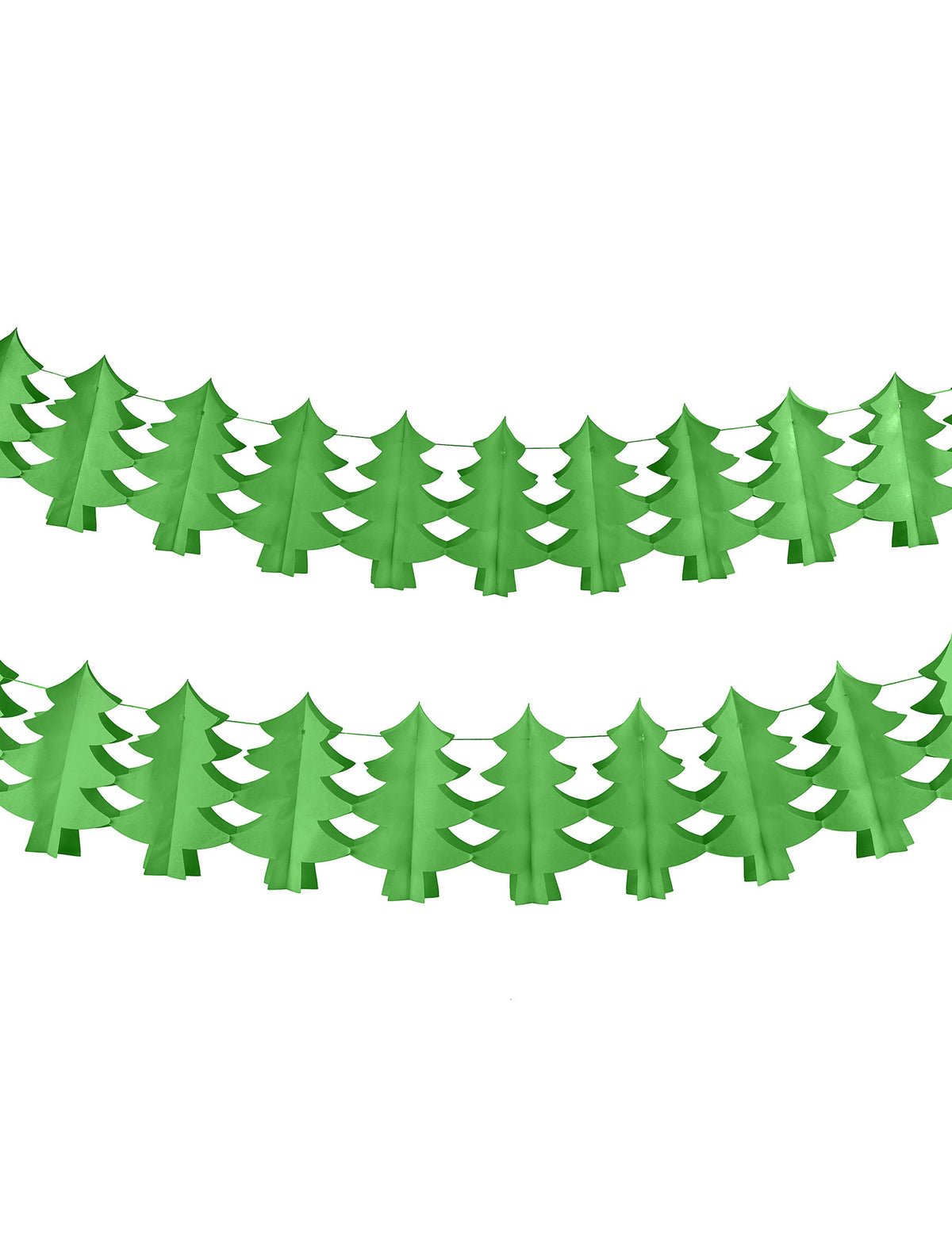 Guirlande de sapin pour décoration de fête vert ignifugé