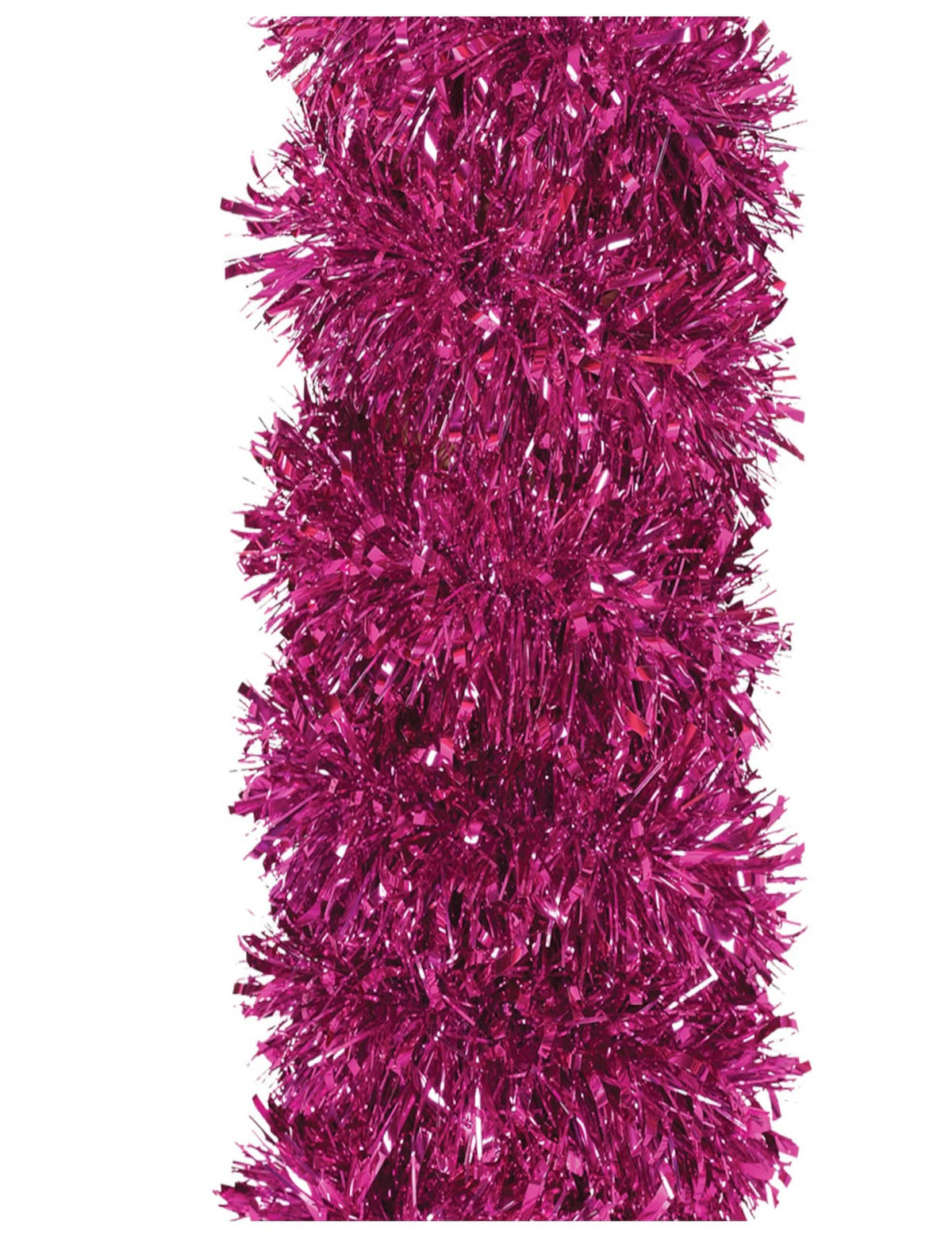 Ghirlandă de brad de crăciun pentru petrecere, fuchsia strălucitoare