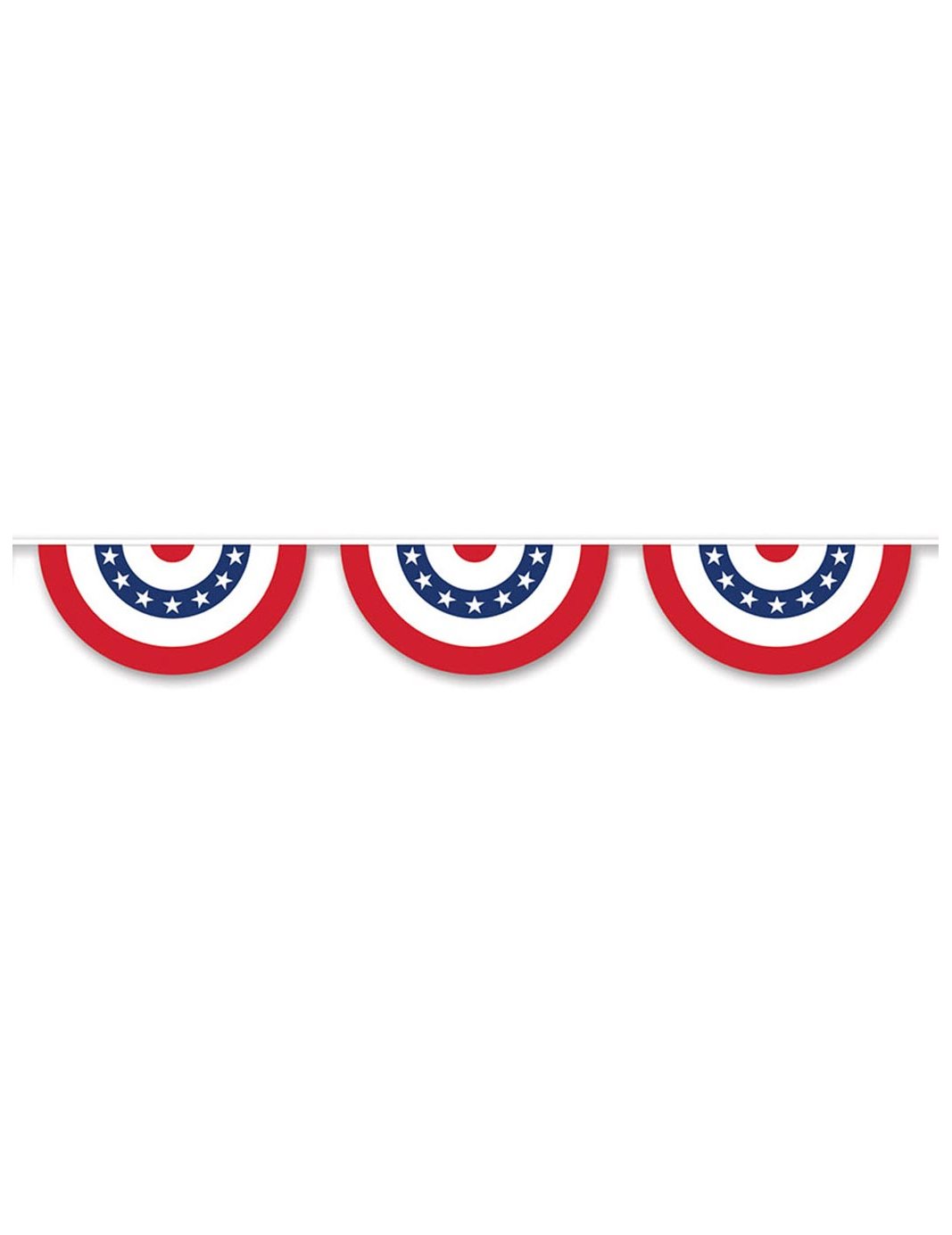 Semi -Circle SUA Plastic Garland 3,66 m