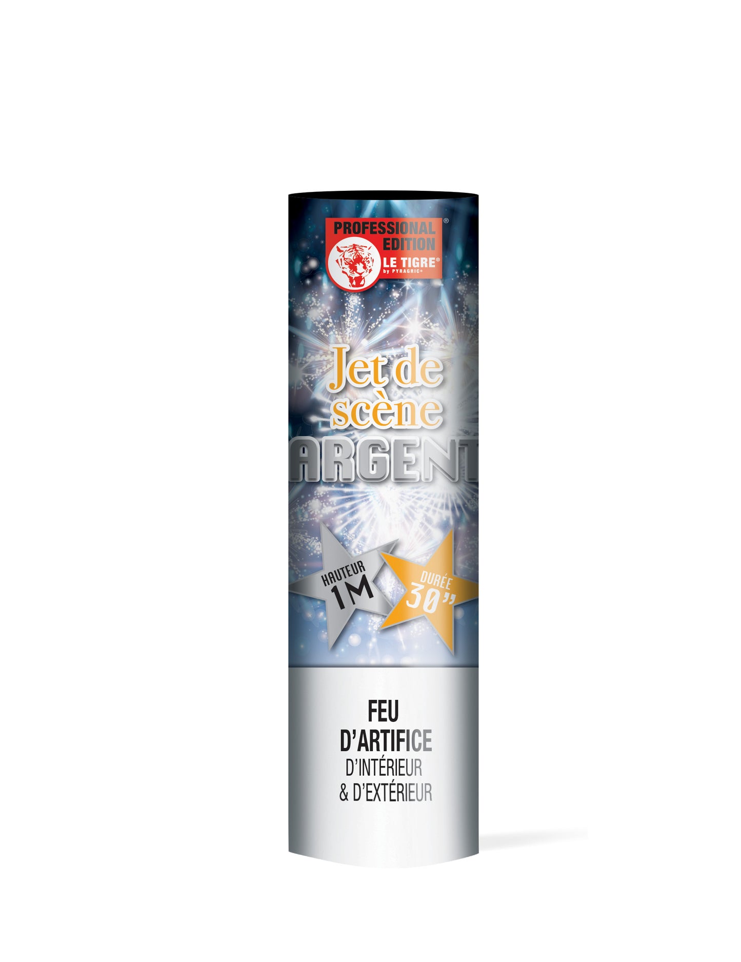 Jet de scenă 1 metru 30 de secunde argint