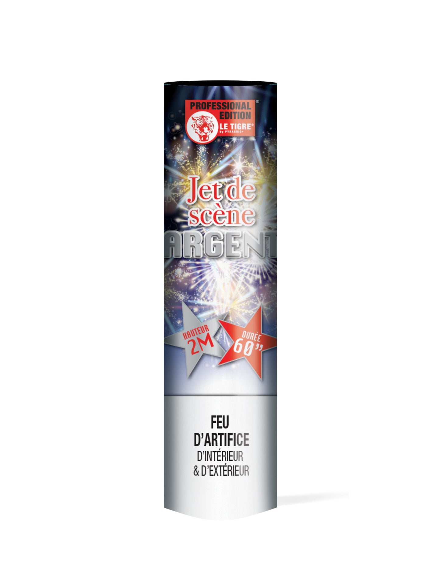 Aruncare scenică 2 metri 1 minut argint