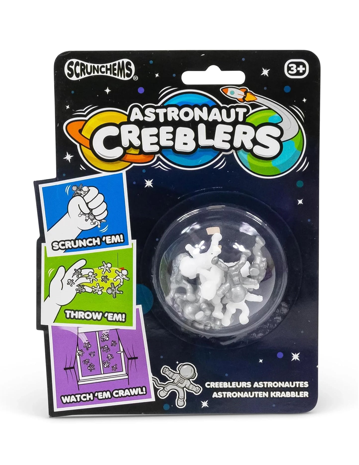 Jucării astronauți aderente Creeblers