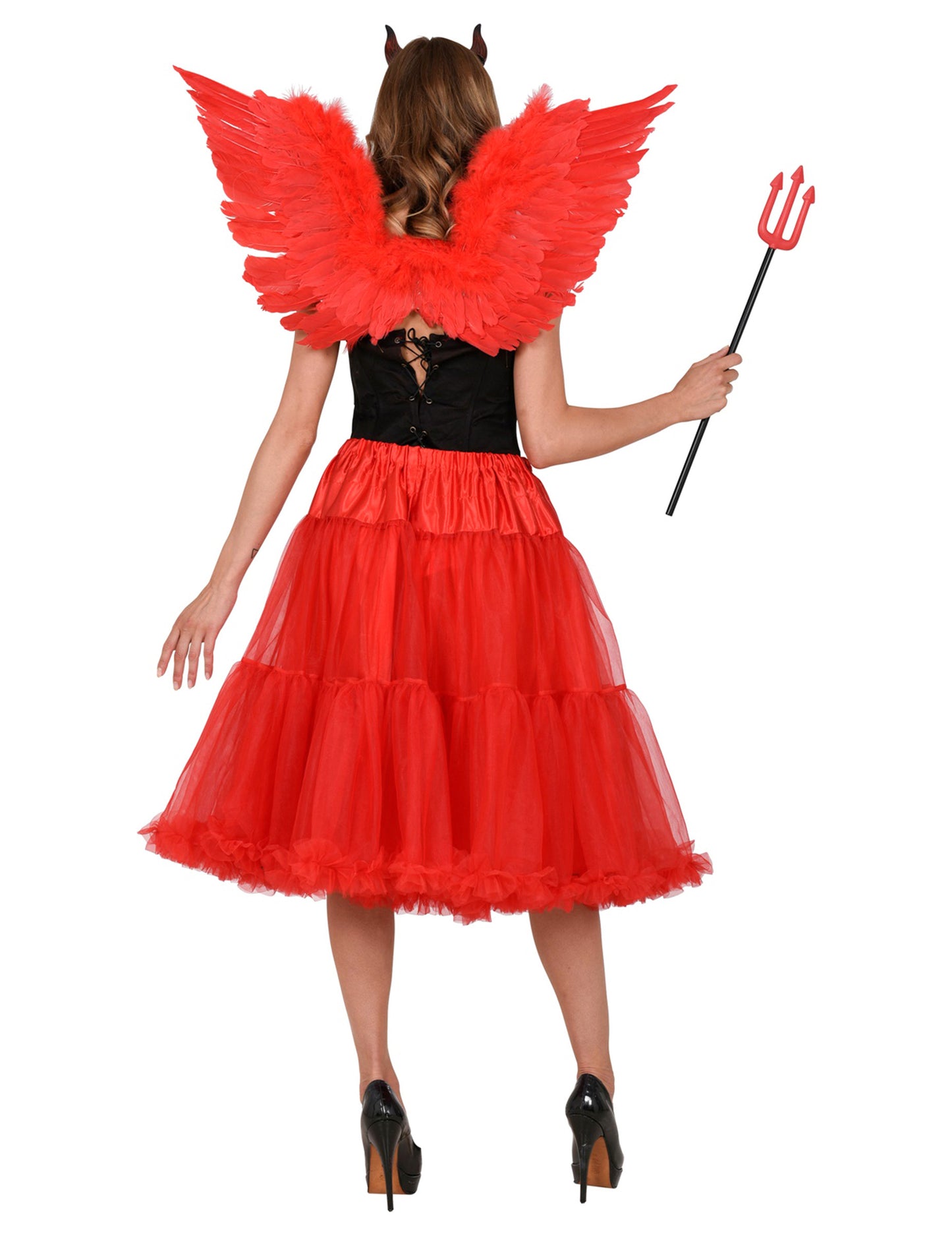 Jupon en tulle rouge 65 cm