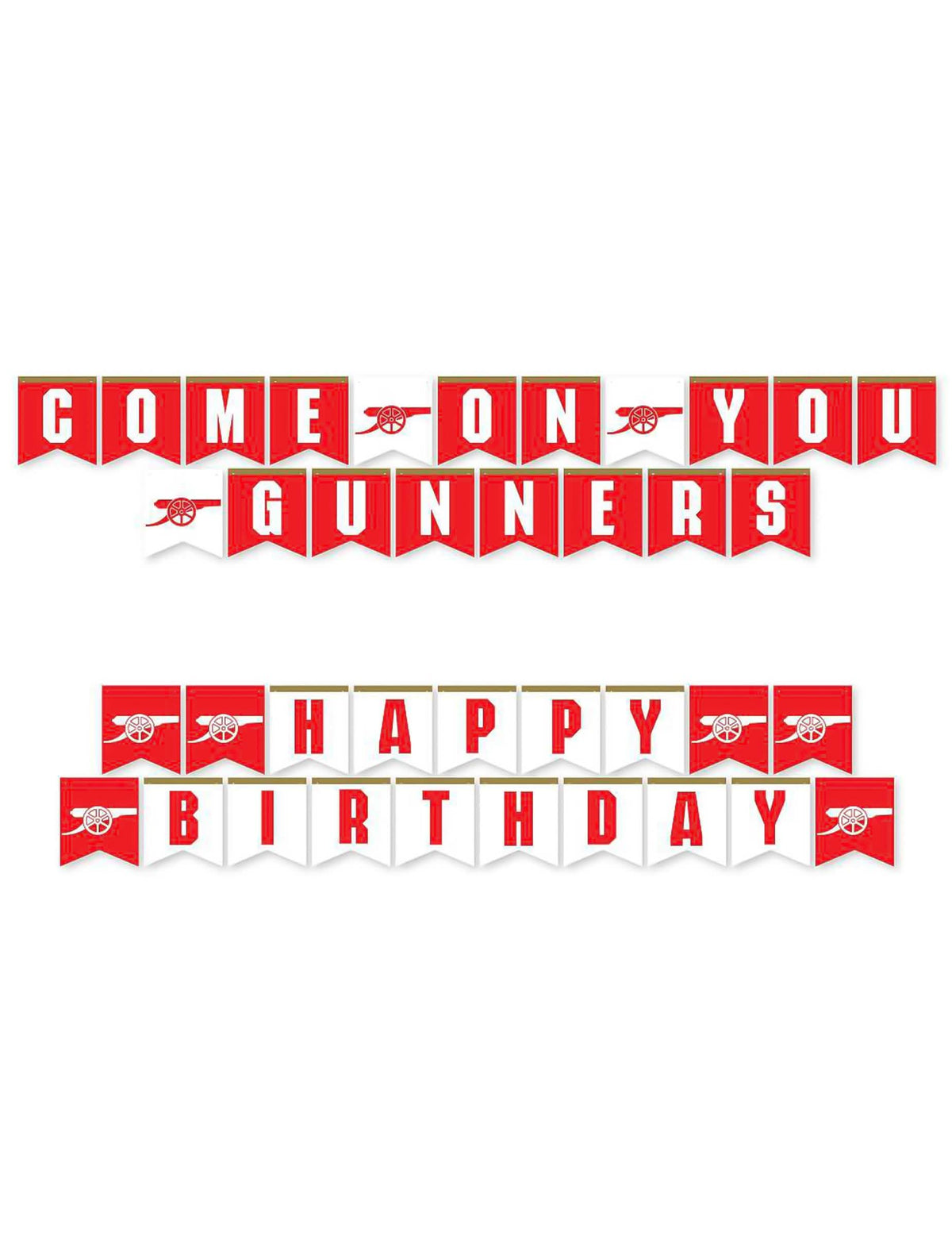 Kit anniversaire Arsenal Football Club 75 pièces
