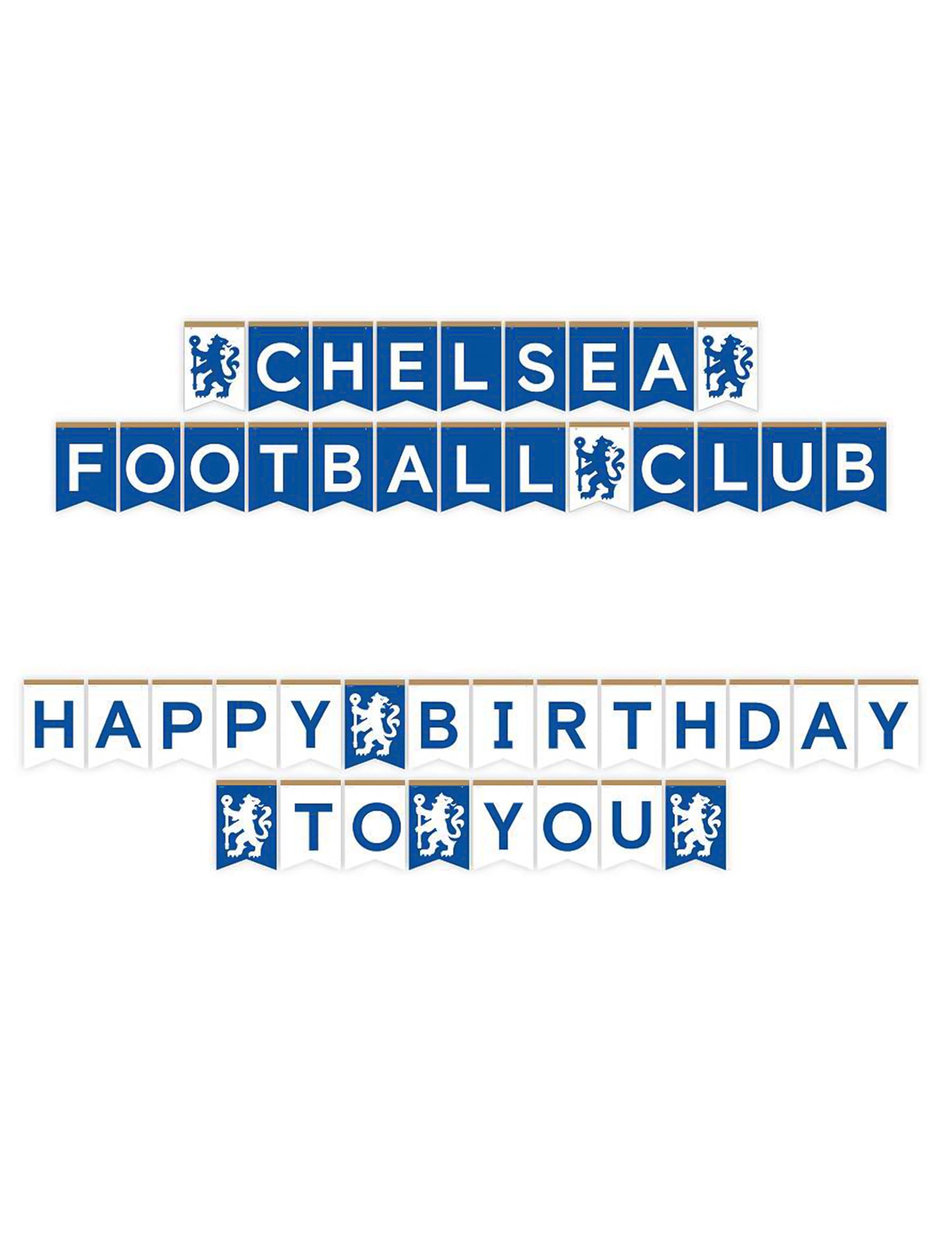 Kit anniversaire Chelsea Football Club 44 pièces