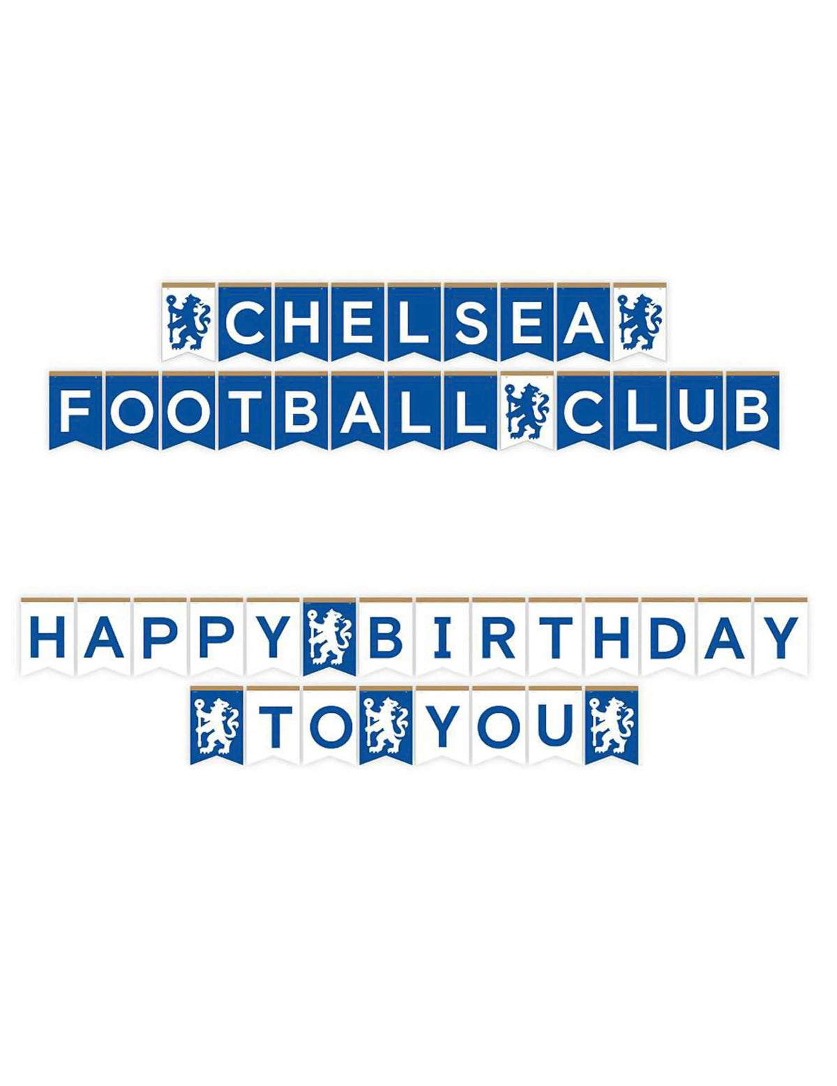 Kit anniversaire Chelsea Football Club 75 pièces