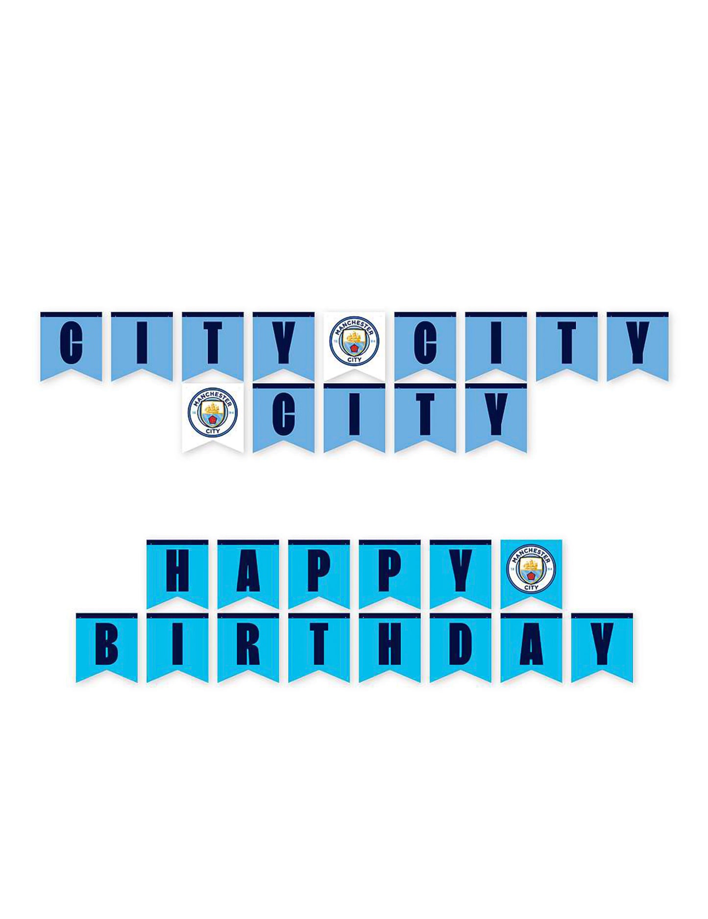 Kit anniversaire Manchester City Football Club 75 pièces