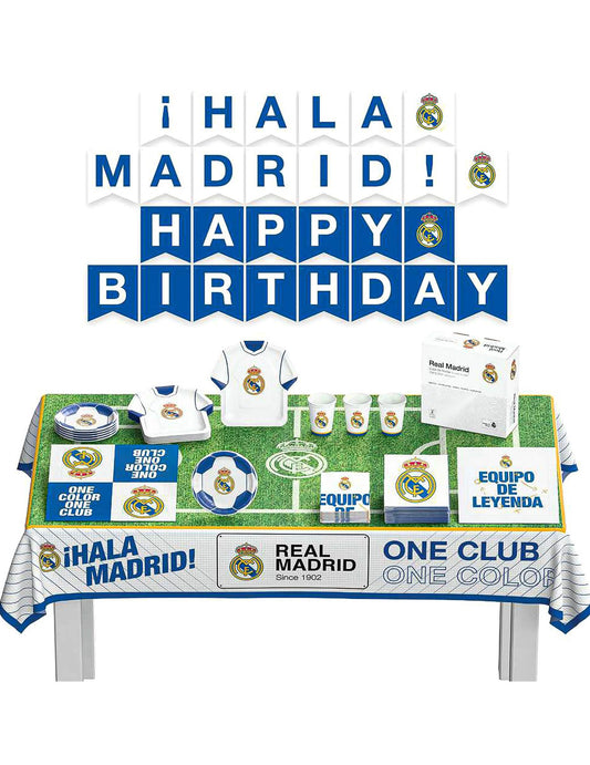 Kit anniversaire Real Madrid CF 44 pièces