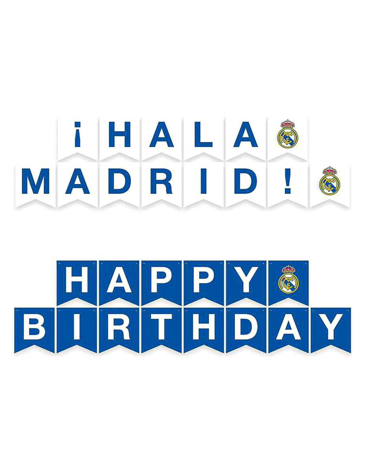 Kit anniversaire Real Madrid CF 44 pièces