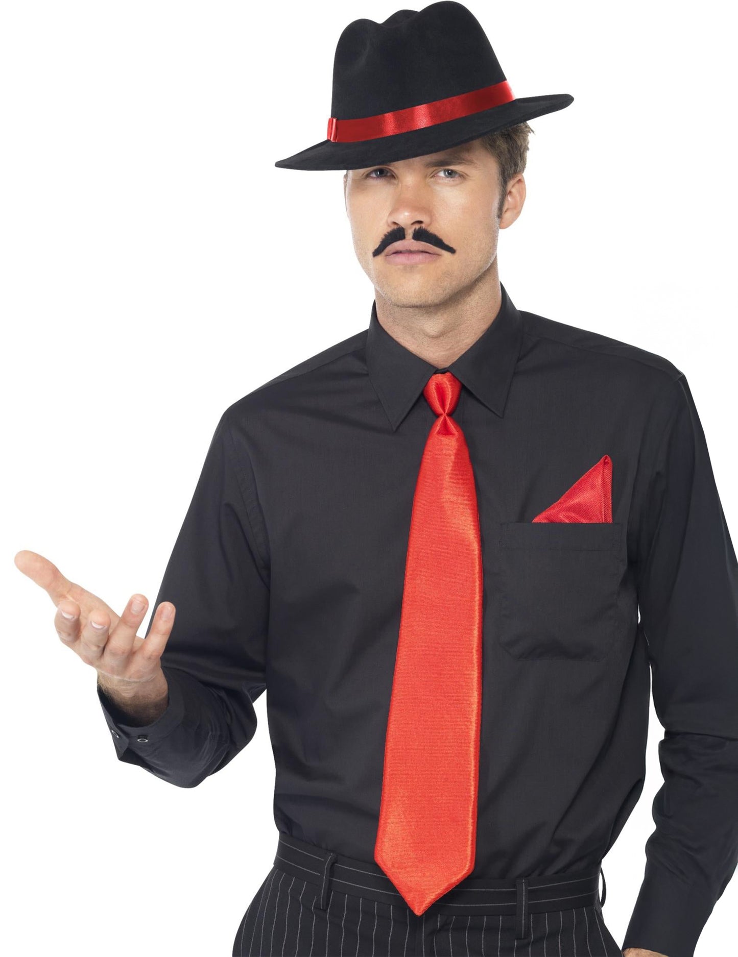 Kit de gangster roșu pentru adulți