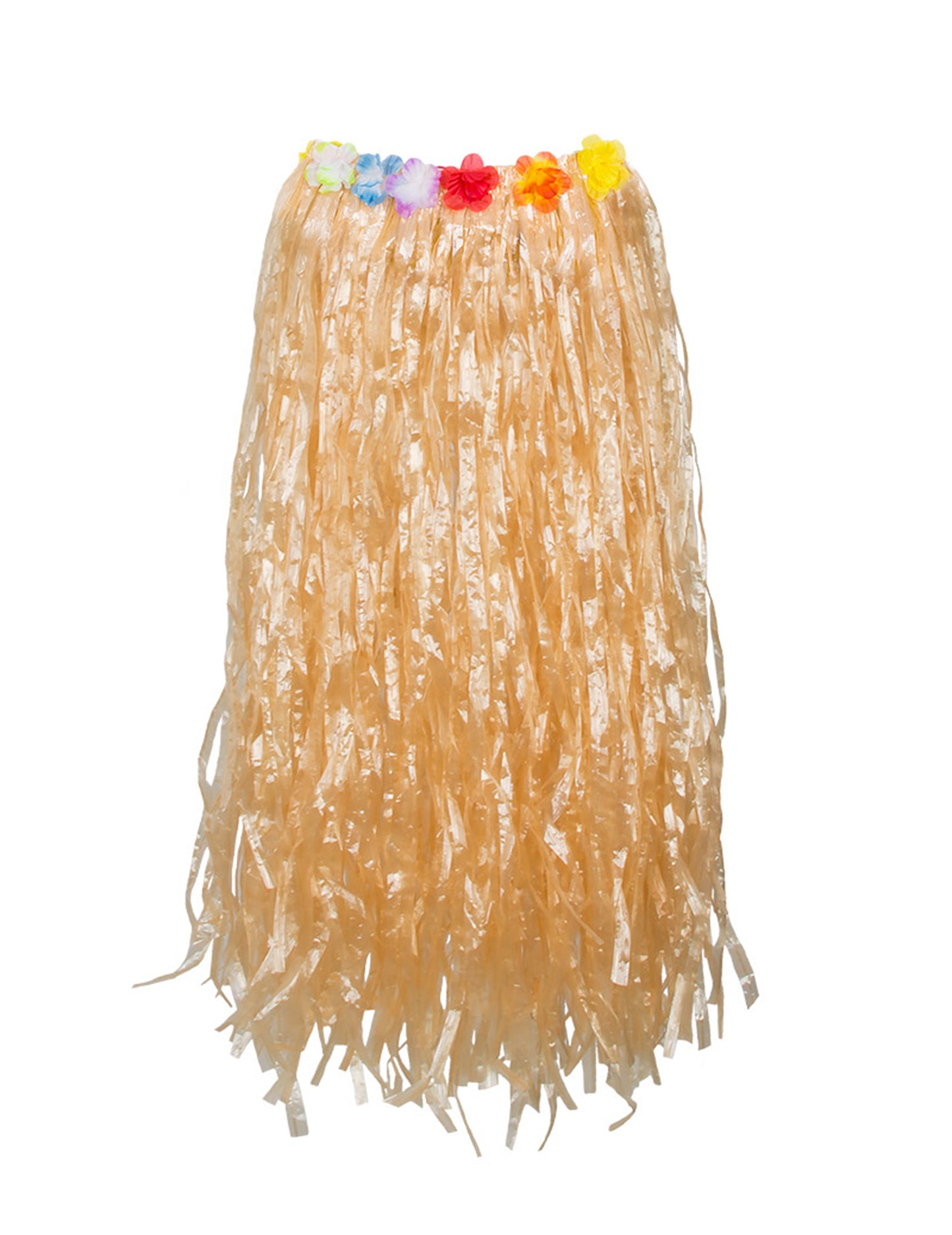 Jupe longue de paille du Kit Hawaï paradise pour adulte