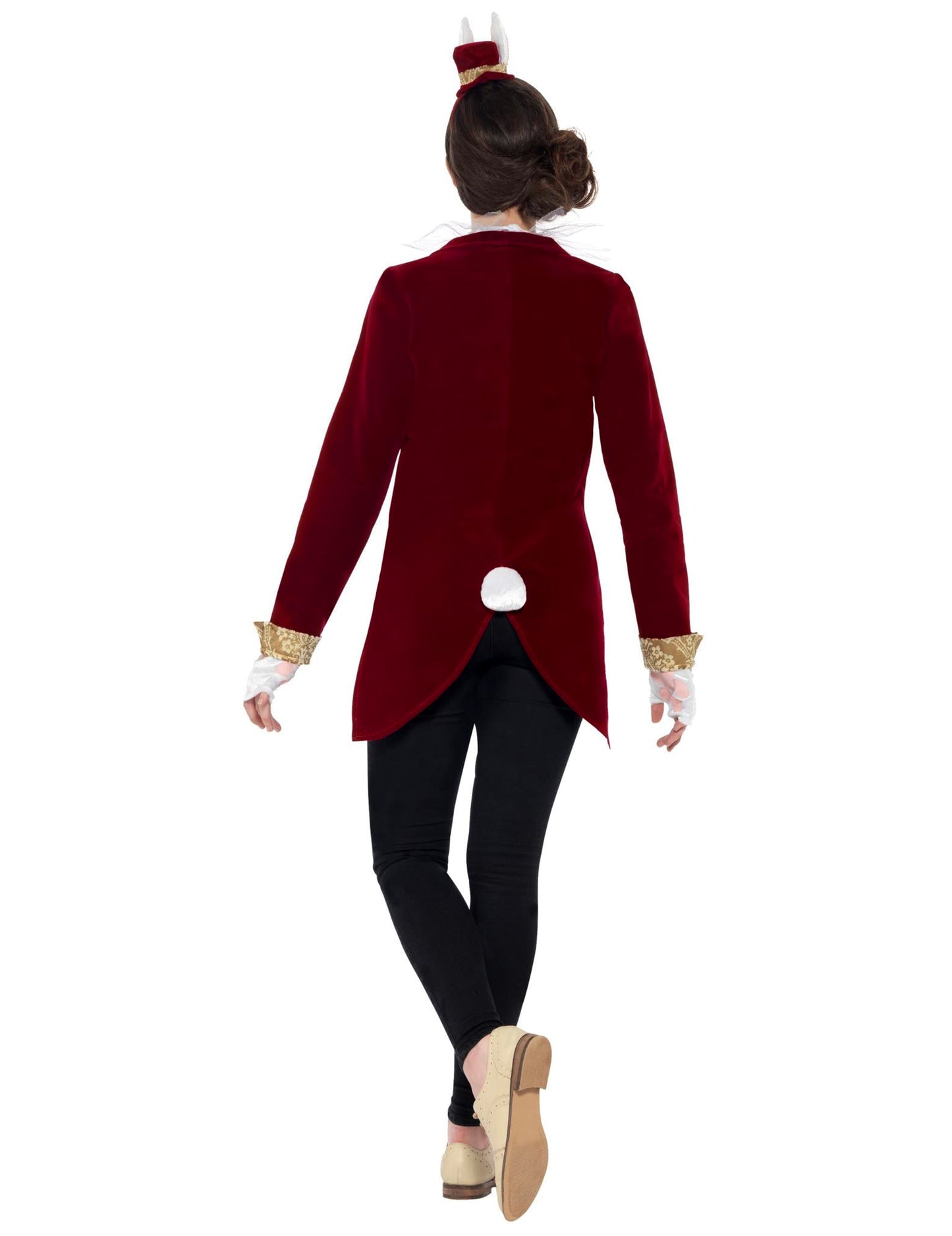 Vue de dos du kit lapin vintage pour adolescente