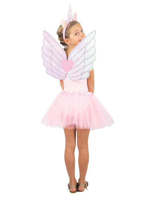 Vue de dos du kit licorne magique pour enfant