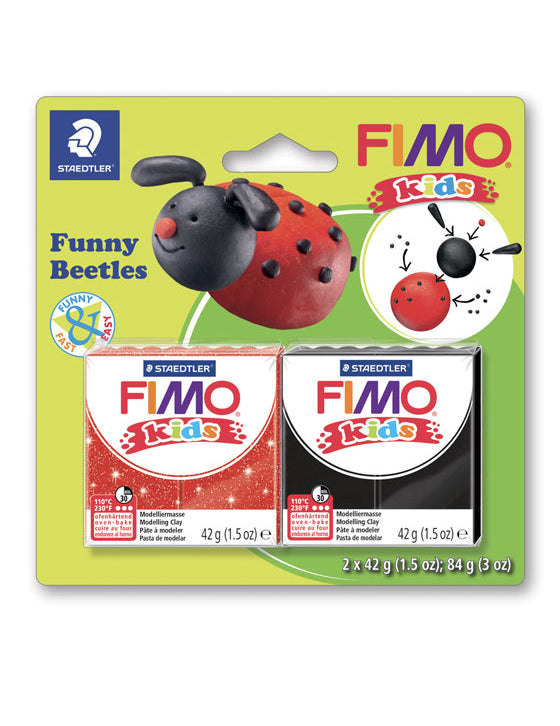 Kit pâte fimo® coccinelle modelage enfant