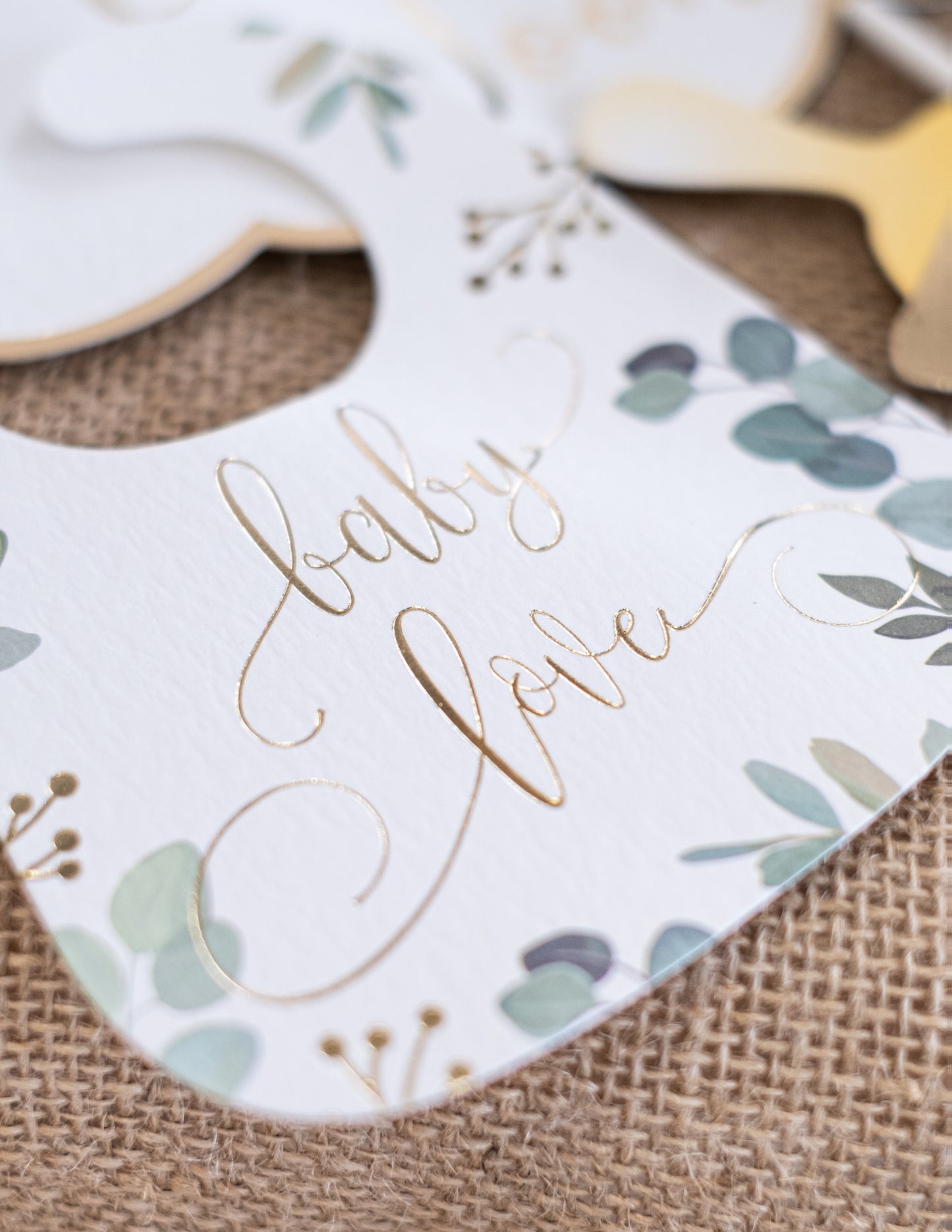 Photobooth Kit 11 Accesorii Oh Baby Eucalipt Gill and Gold