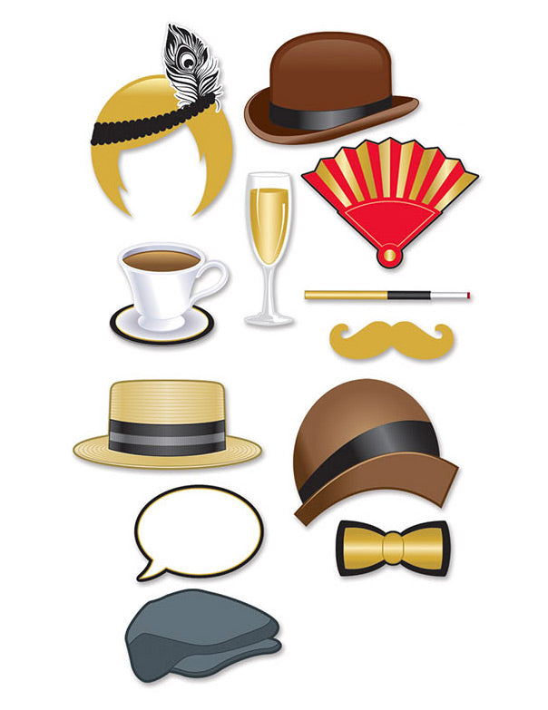 Kit Photobooth 19 20s 12 accesorii