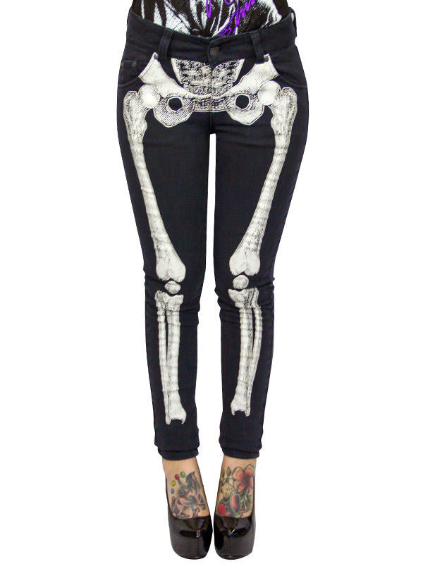 Blugi scheletici pentru femei