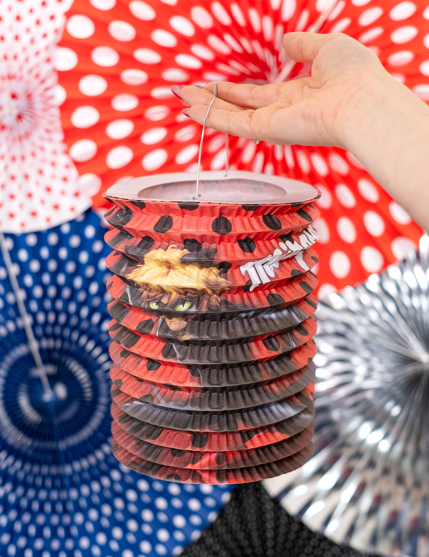 Felinar de hârtie Ladybug™ 28 cm