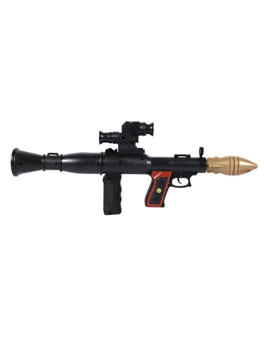 Vue de profil du lance-grenade militaire