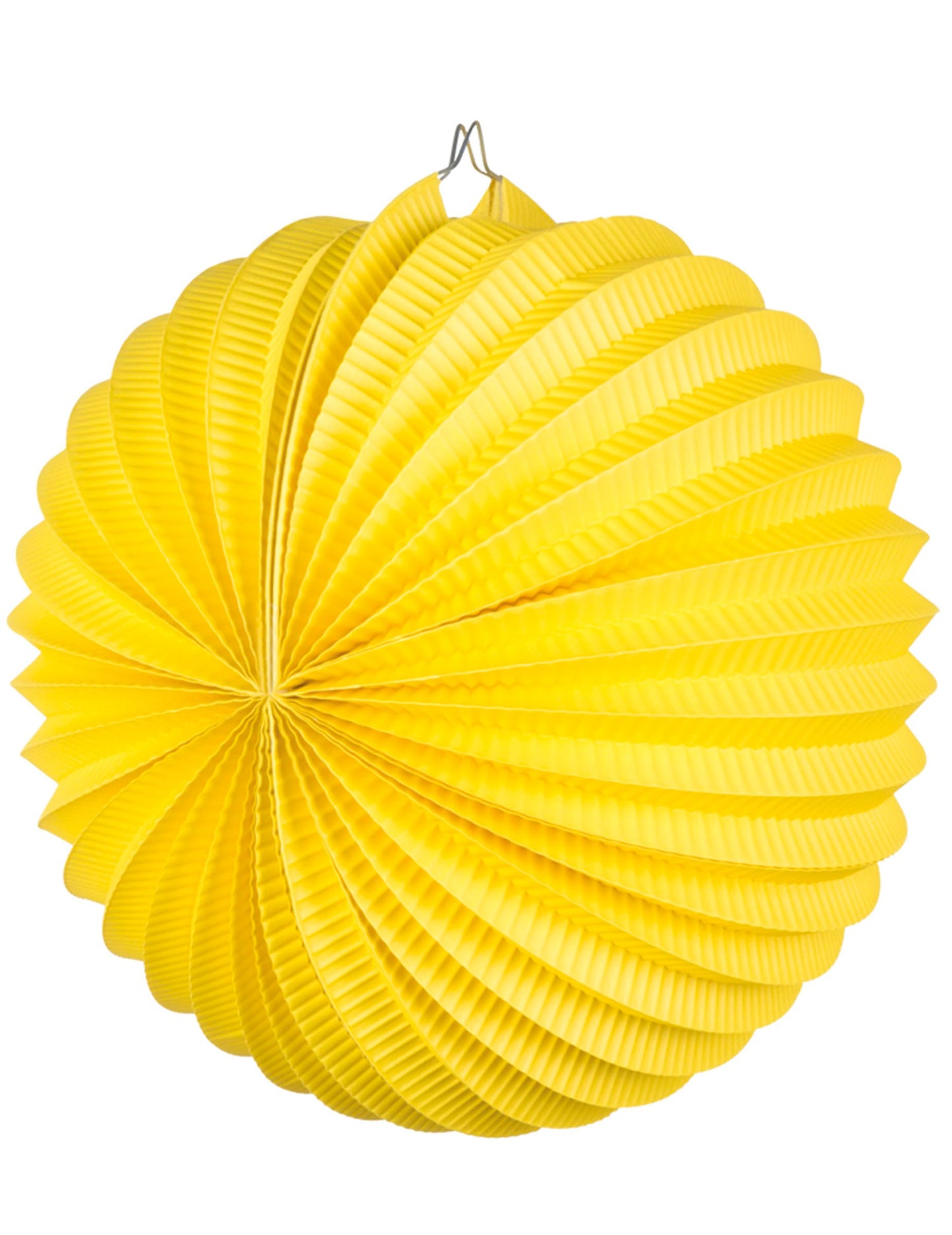Lanterne boule pour décoration jaune