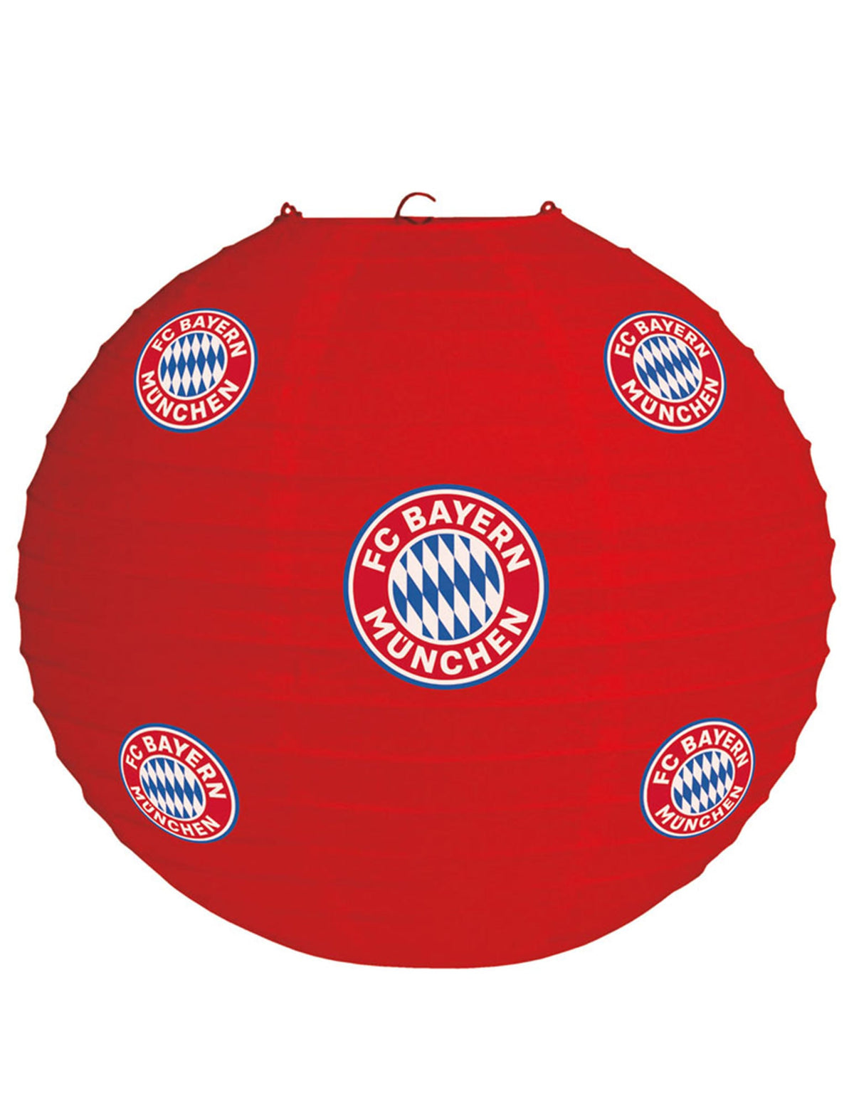 Lanternă FC Bayern Munich pentru suporter roșu cu logo-urile clubului
