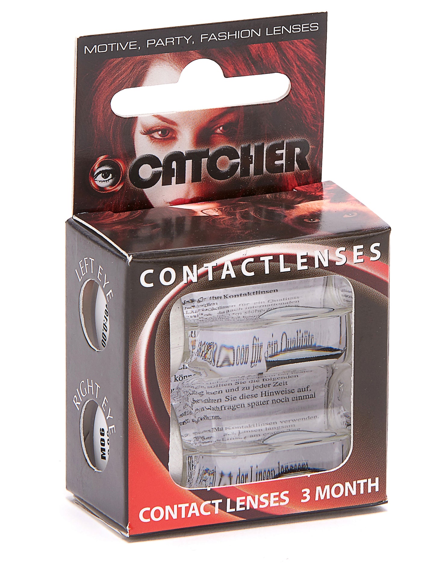 Lentile de contact fără corecție de lux Reptile Reptile Red 1 an Adult