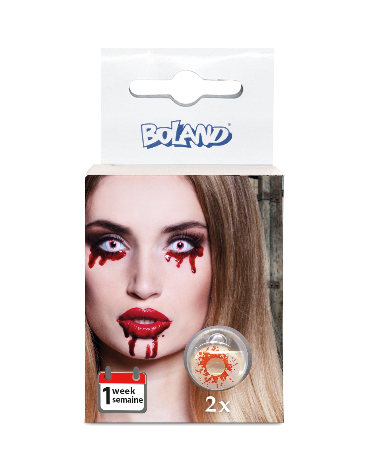 Lentile de contact fără corecție fantezie sângeroasă ochi adulți de Halloween