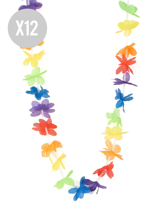 Set de 12 coliere multicolore de bun venit