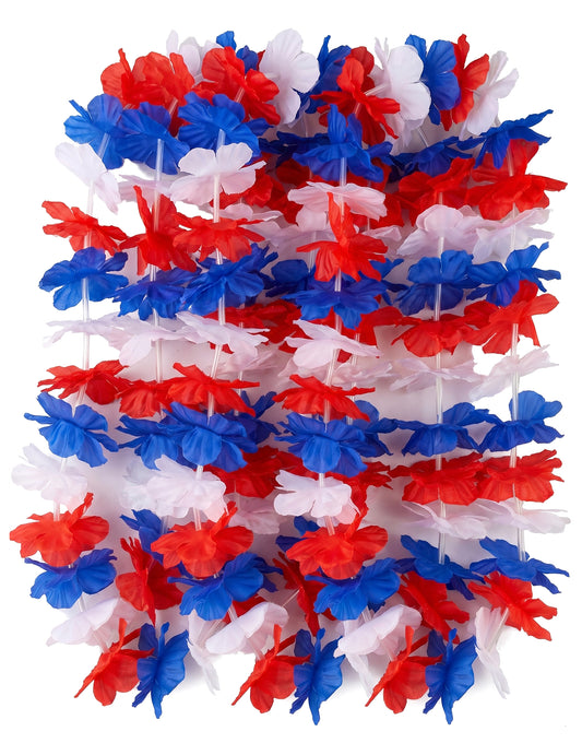 Set de 12 coliere tricolore suporter Franța