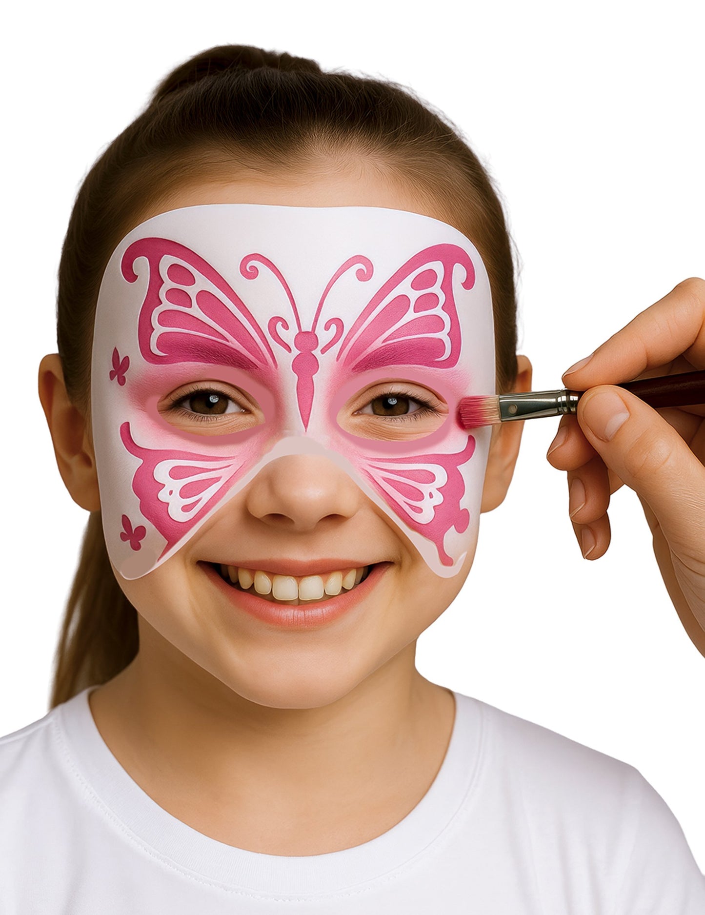 Set de 4 șabloane pentru pictură pe față cu animale pentru copii