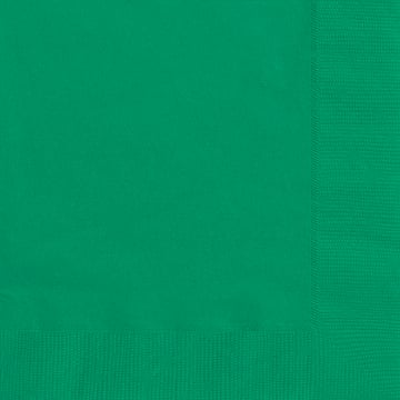 50 șervețele din hârtie verzi 33 x 33 cm
