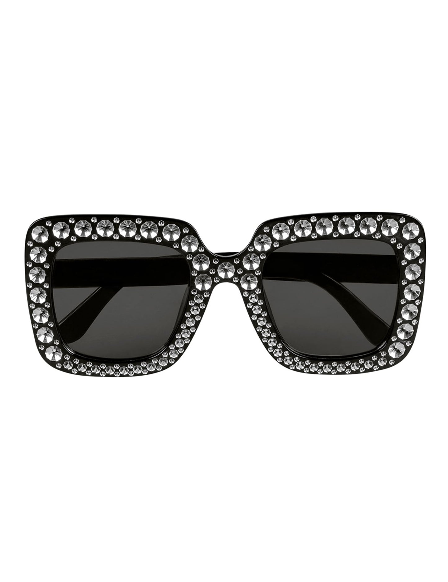 Vue de face des lunettes bling bling pour adulte