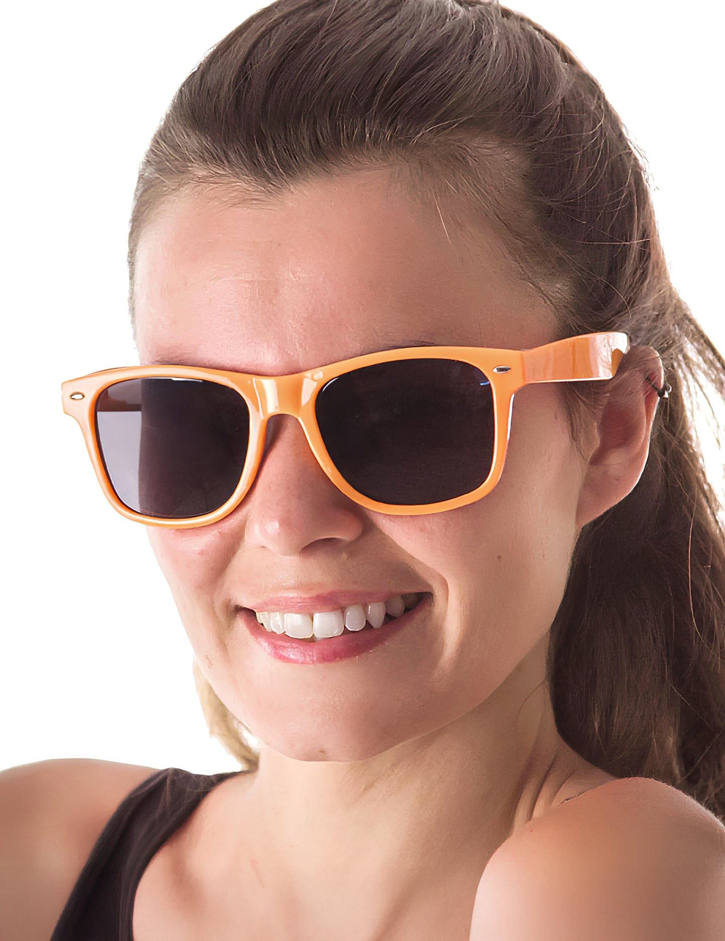 Ochelari de blues fluorescent pentru adulți portocalii