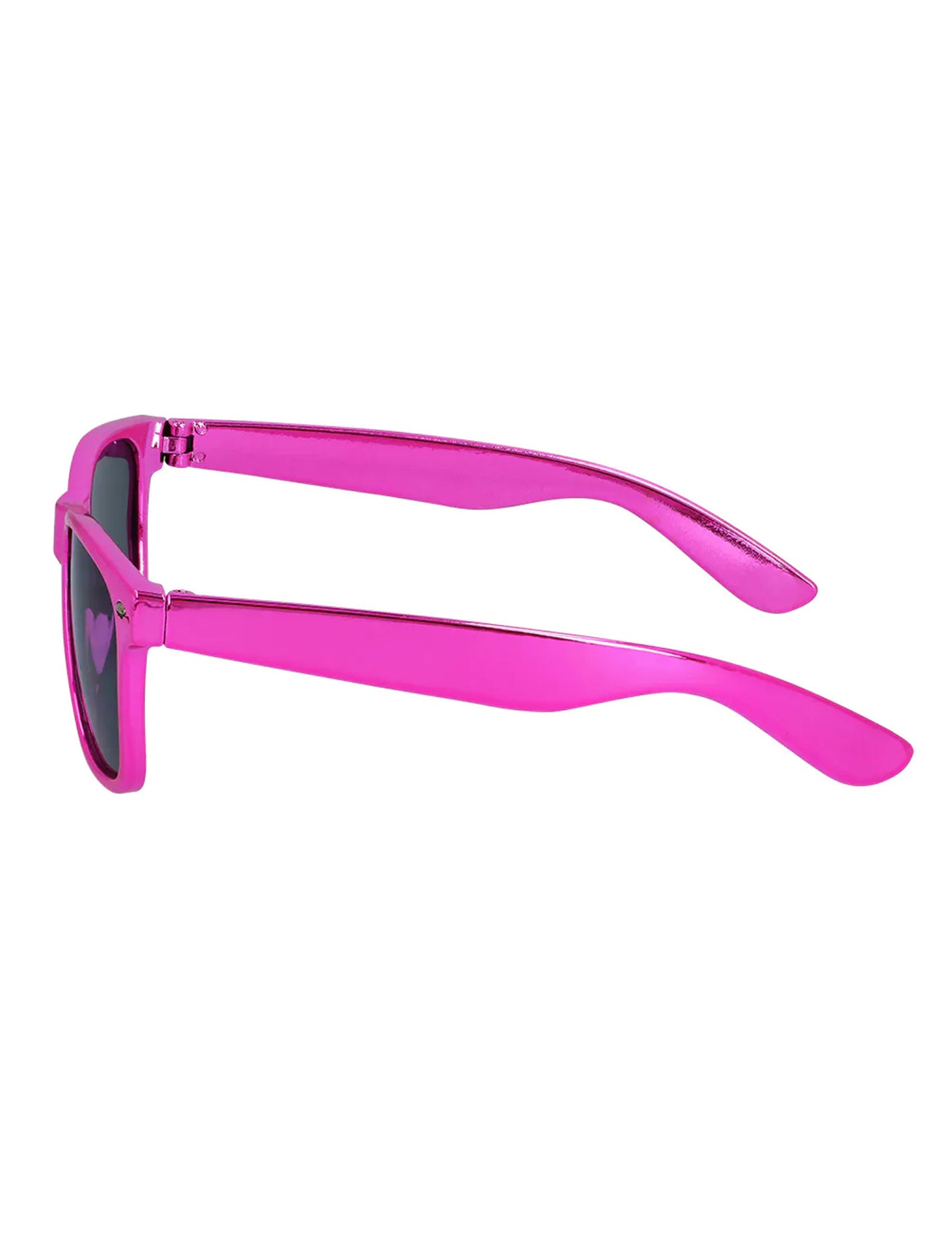 Lunettes blues rose métallique adulte