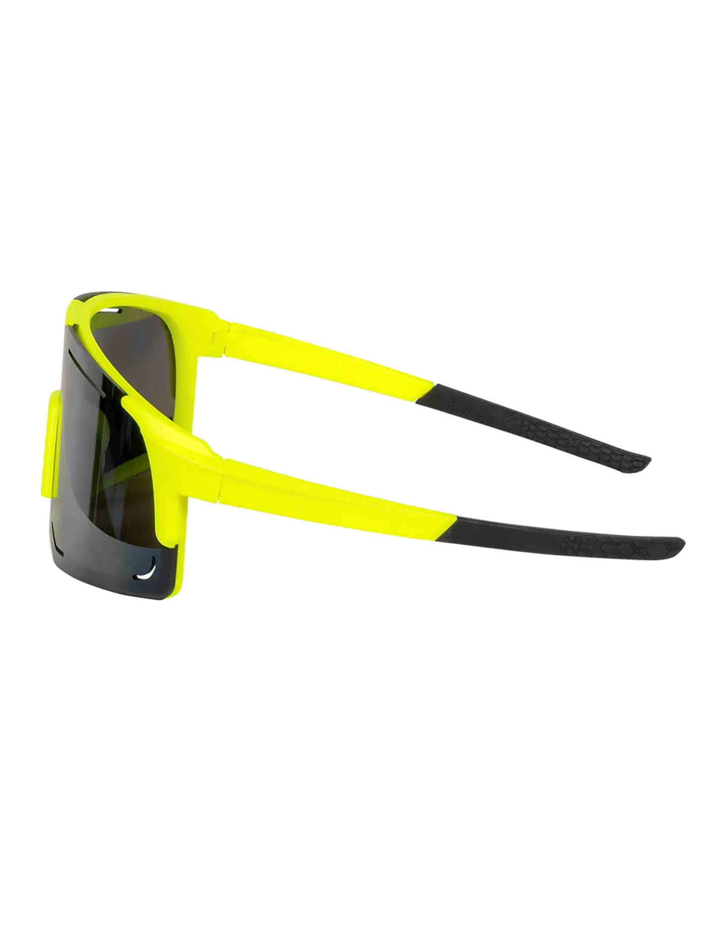 Lunettes de fête jaune fluo adulte