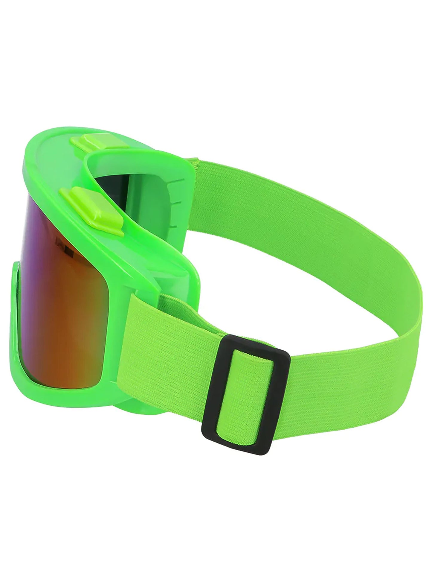 Ochelari de schi pentru adulți, verde neon