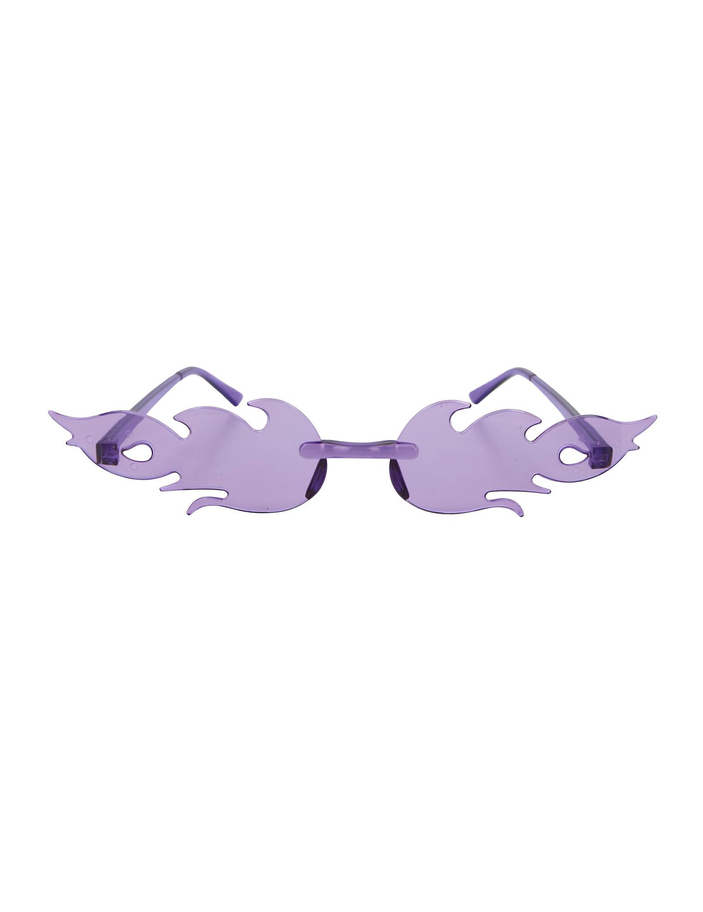 Lunettes flammes violettes adulte