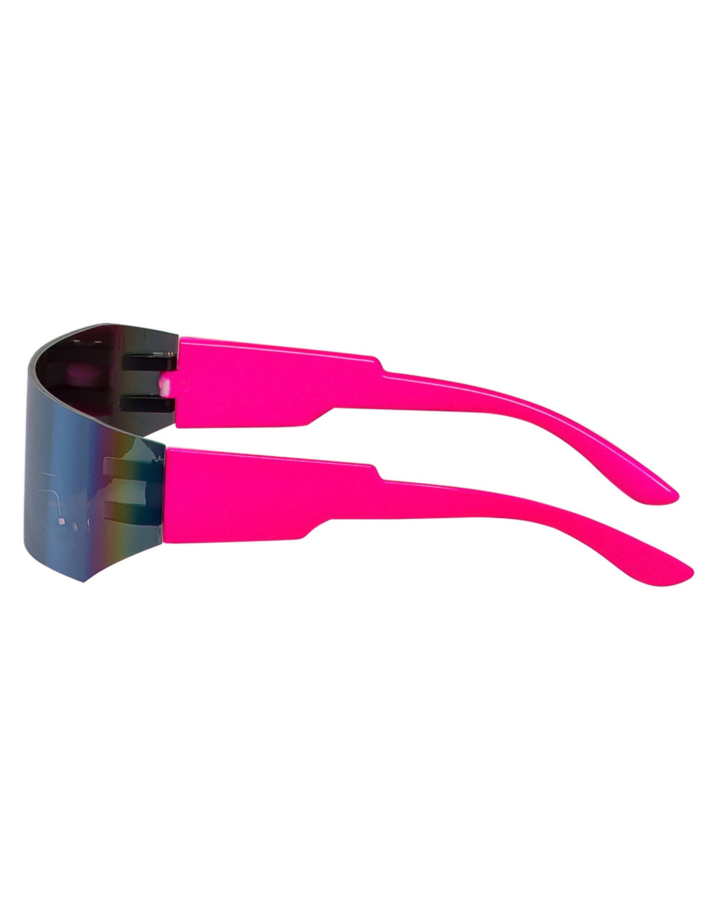 Lunettes futuristes roses adulte