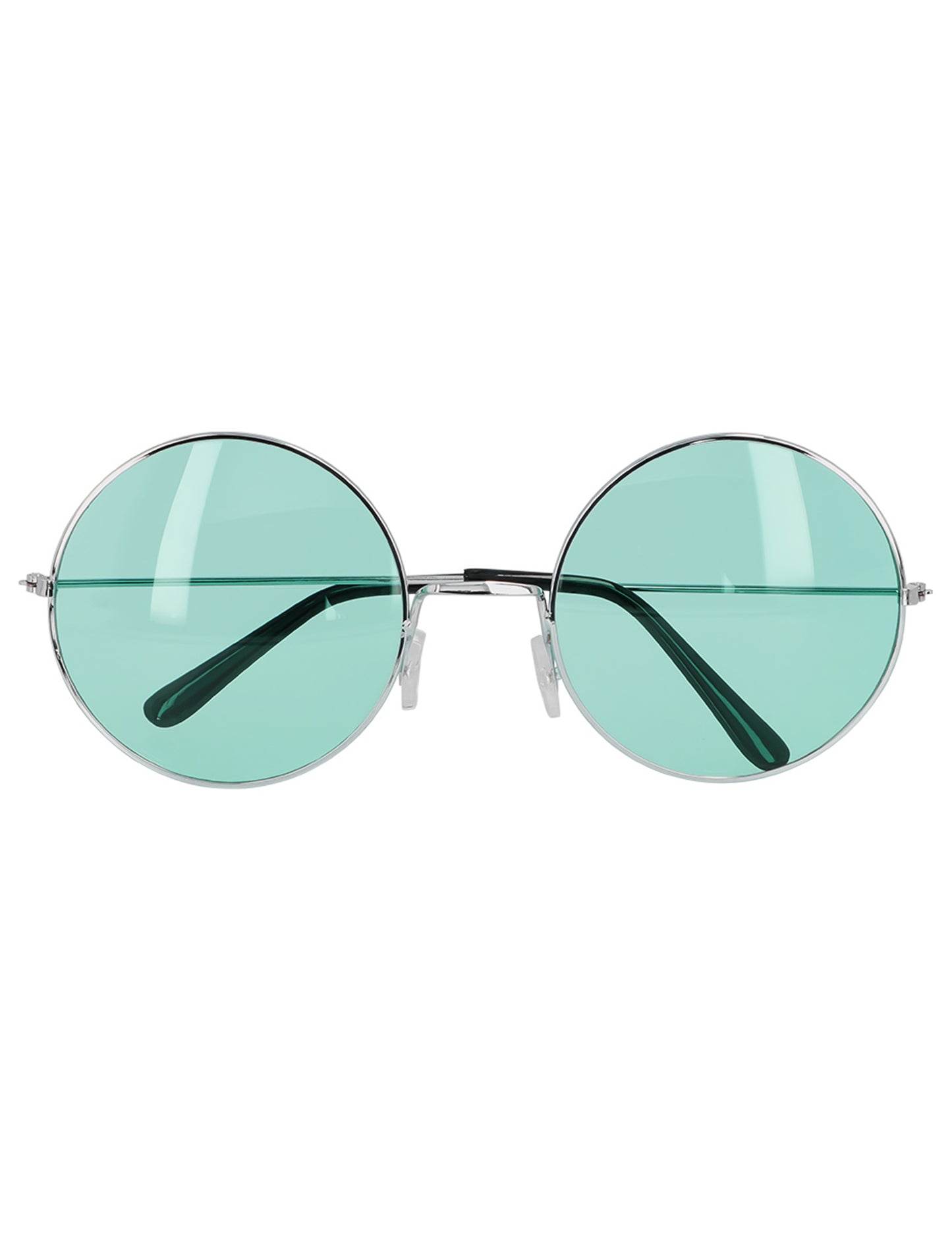 Lunettes rondes vertes hippies géantes