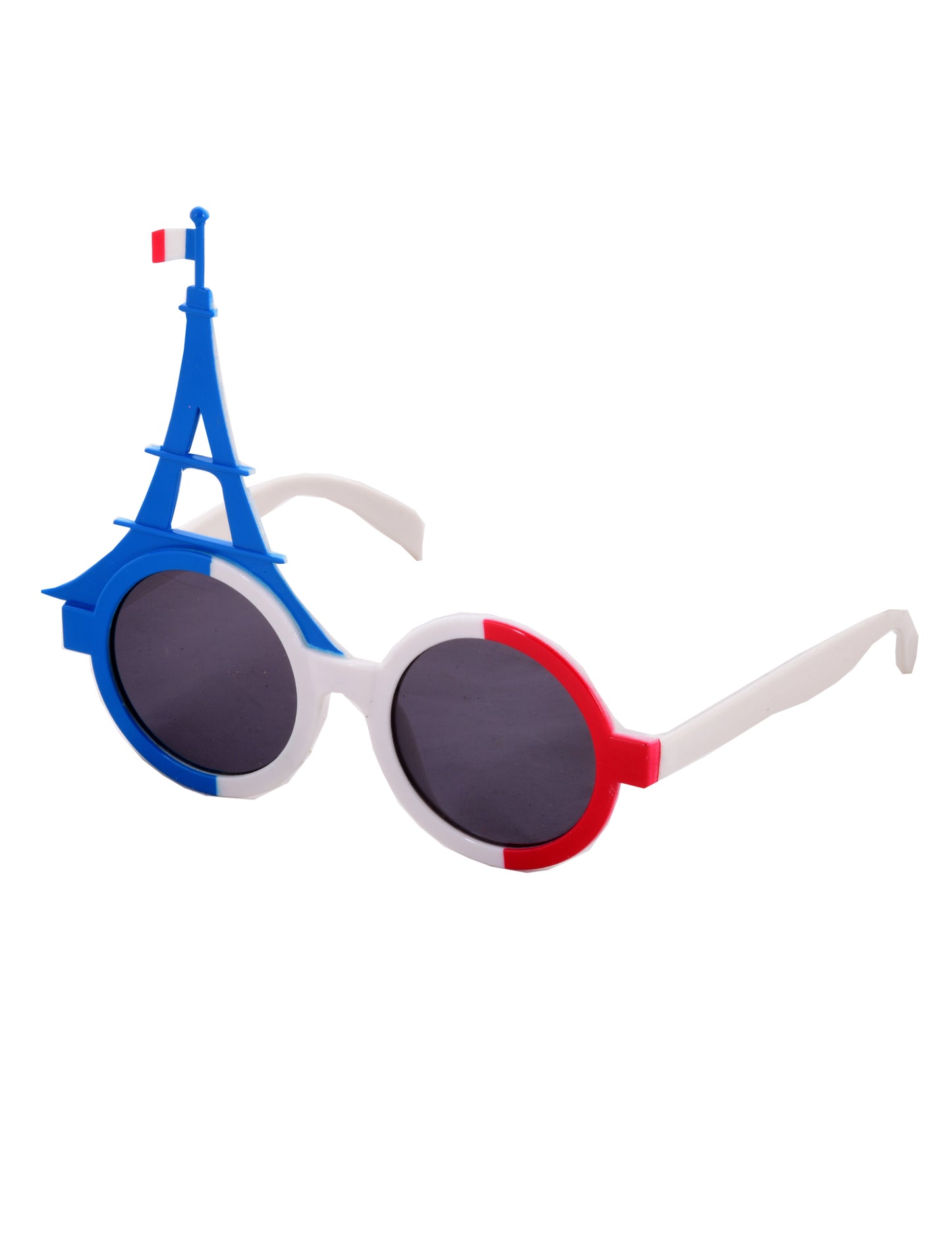Lunettes supporter tour Eiffel France pour adulte bleu blanc rouge