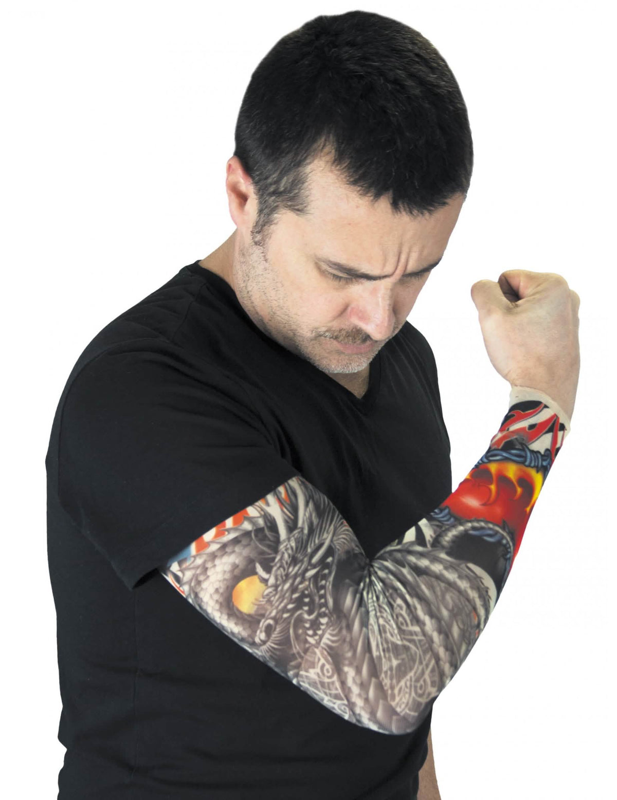 Mâneci tatuaje dragon pentru adult motiv colorat