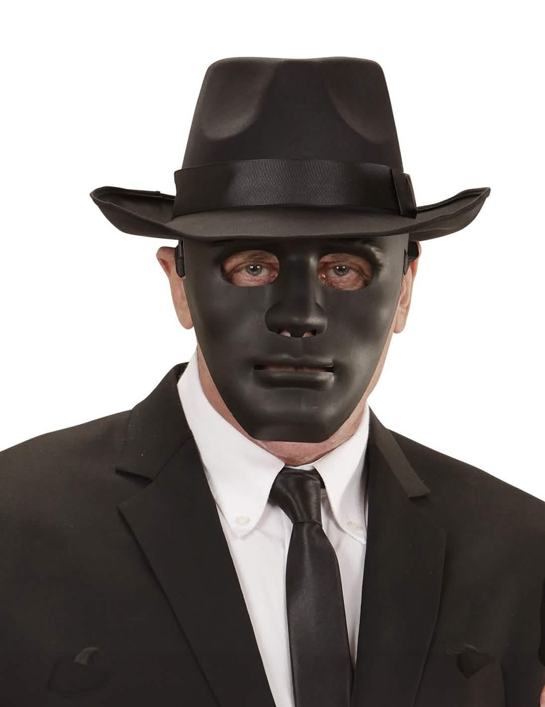 Masque anonyme pour adulte noir