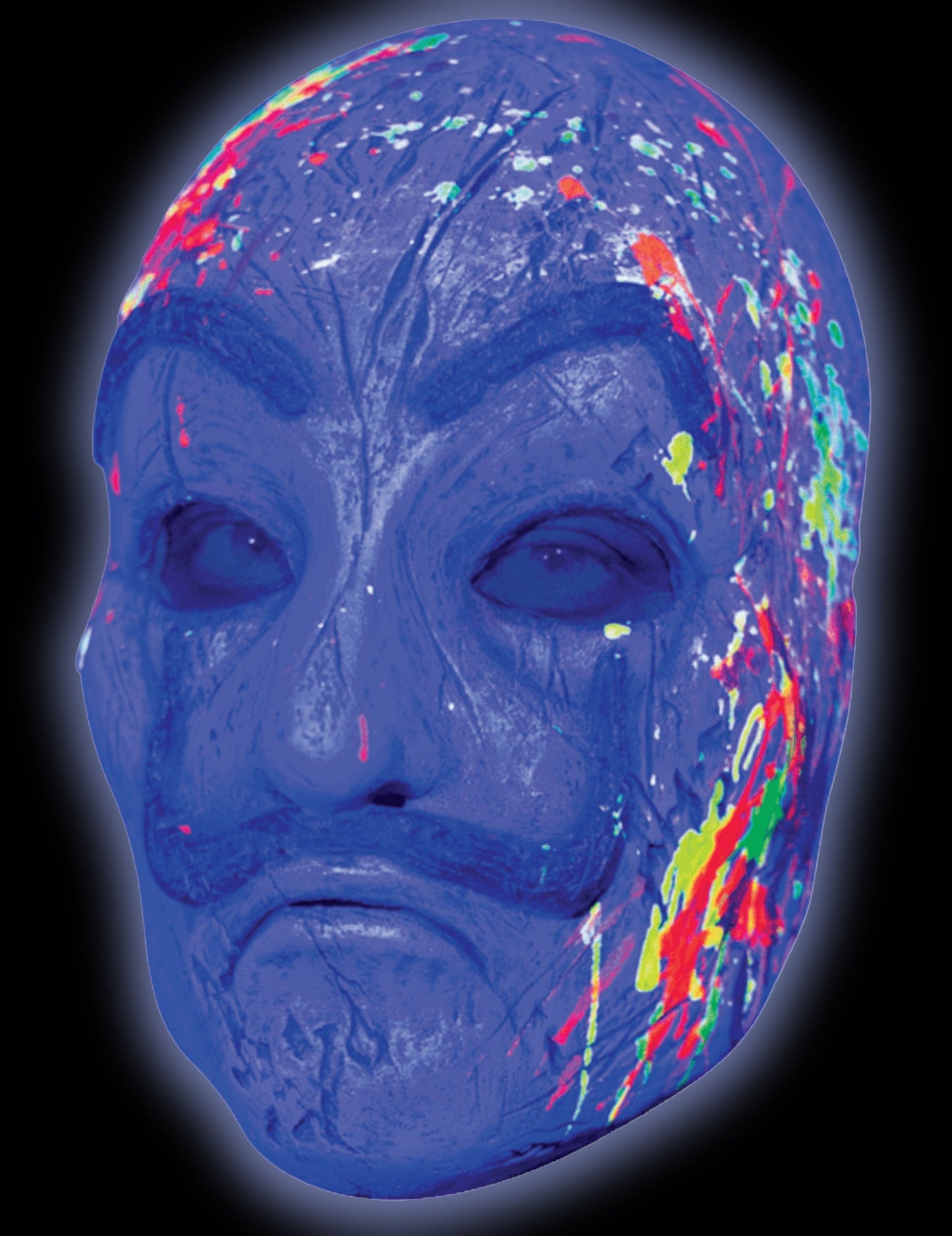 Masca Braqueur cu sarcini de neon de lux UV adult