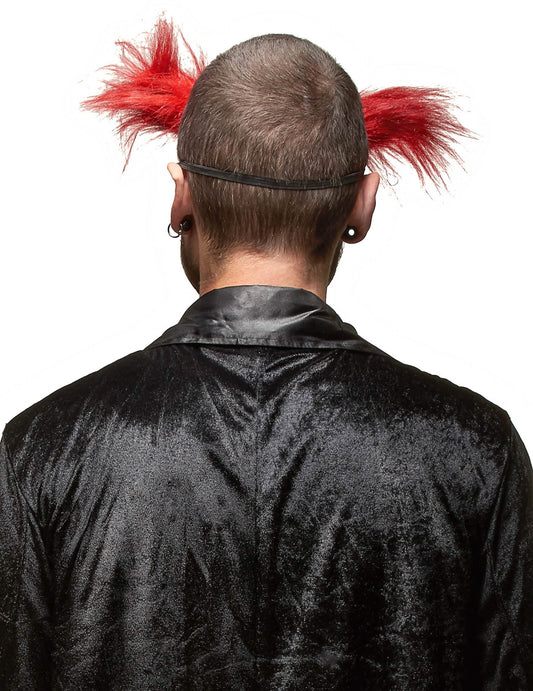 Vue de dos du masque de clown méchant