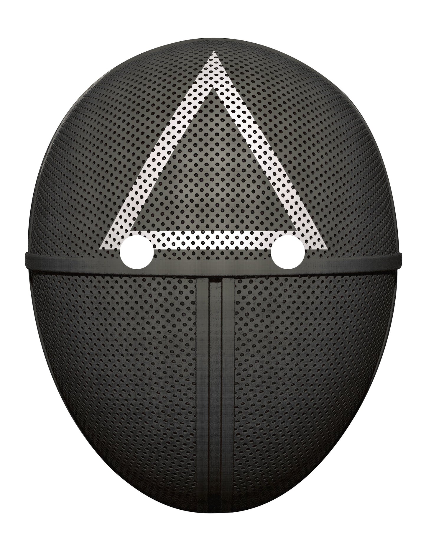 Mască în triunghi de carton plat din carton